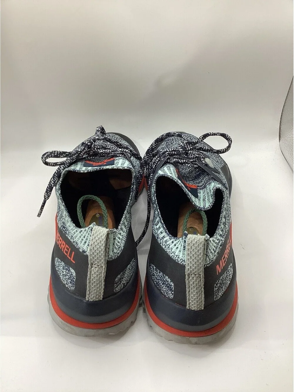 Merrell Women's Mag-9 Trail Running Sneakers Size 9.5 Gray & Mint Green